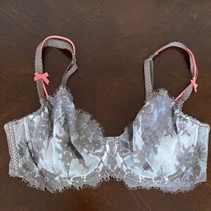 Victoria's Secret Charcoal Lace Bra